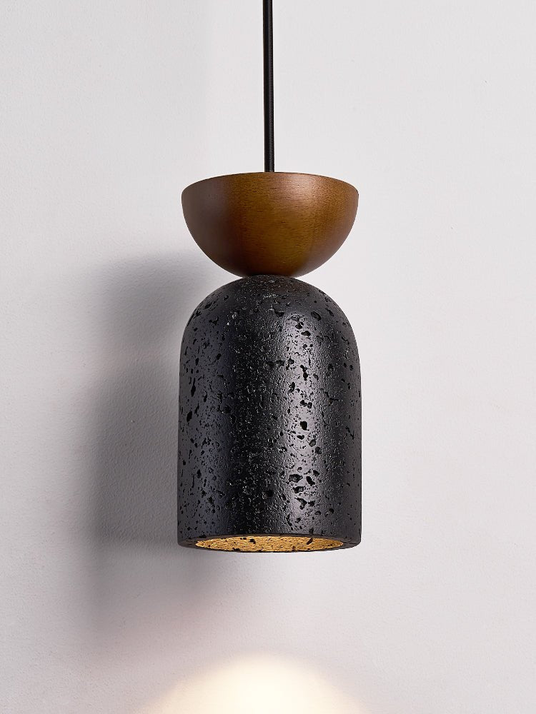 Basalt Walnut Drop Pendant Light