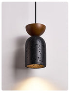 Basalt Walnut Drop Pendant Light