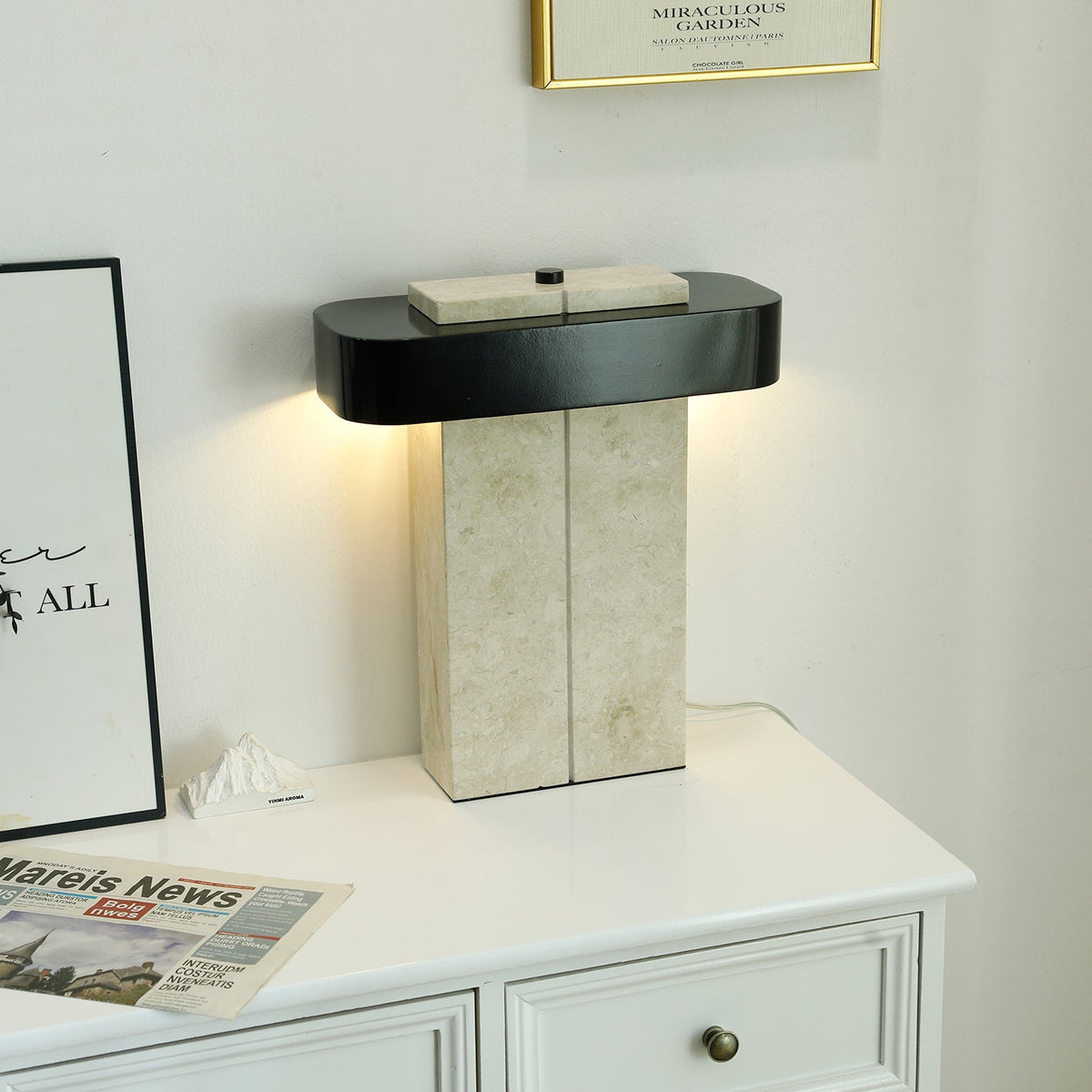 Bastion Marble Table Lamp