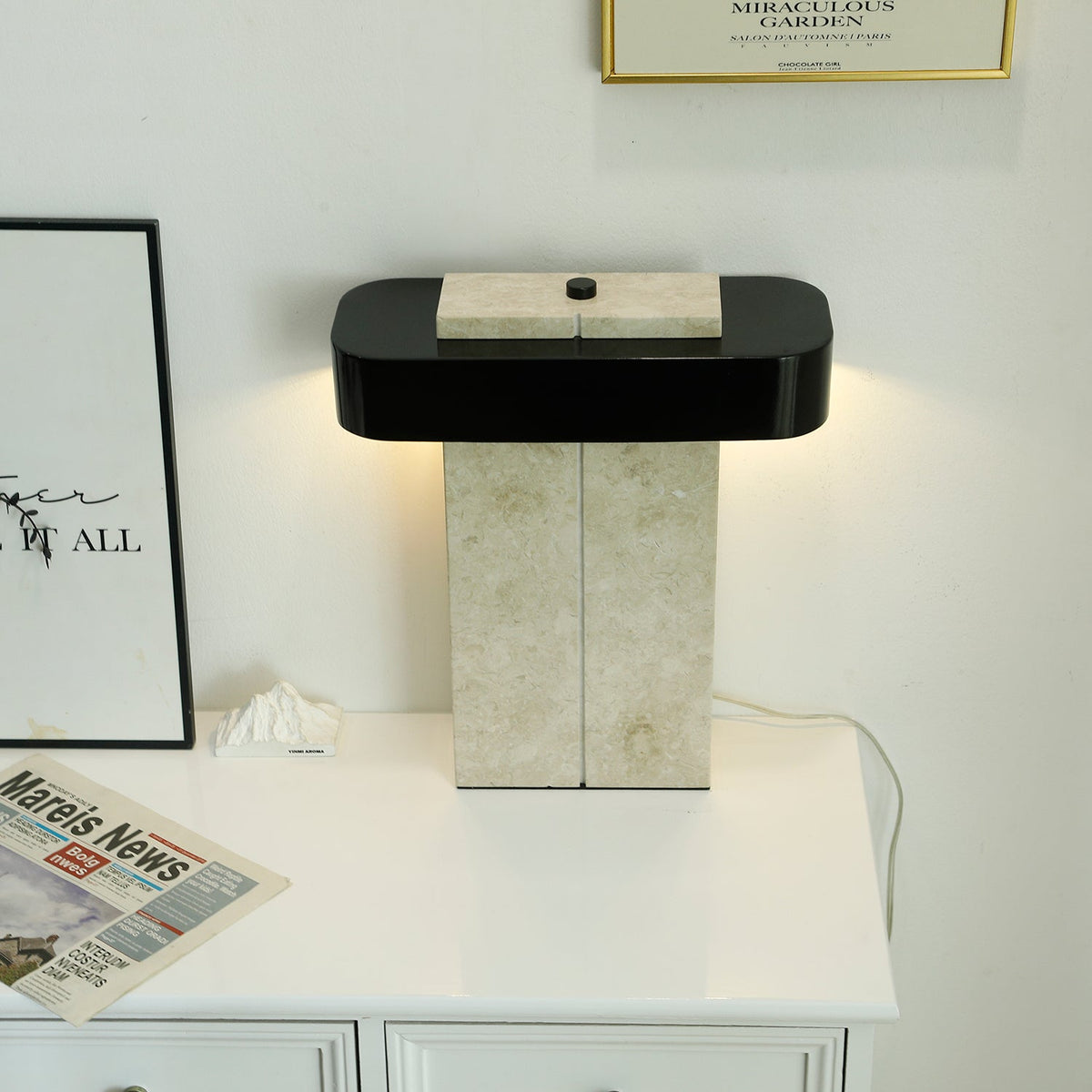 Bastion Marble Table Lamp