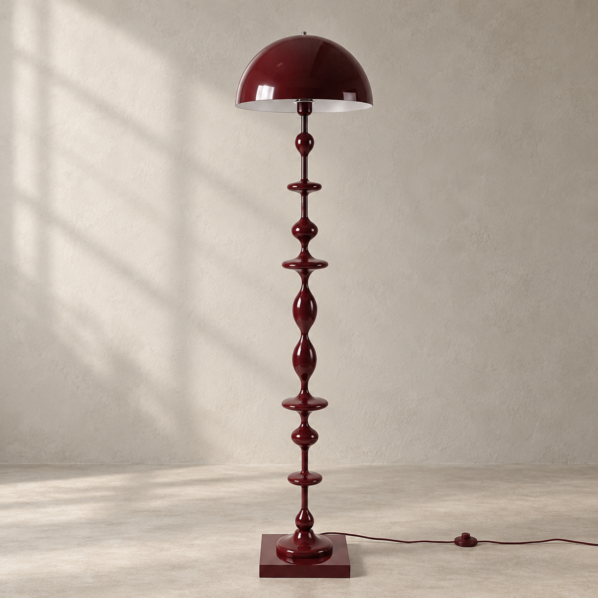 Beaded Mushroom Floor Lamp