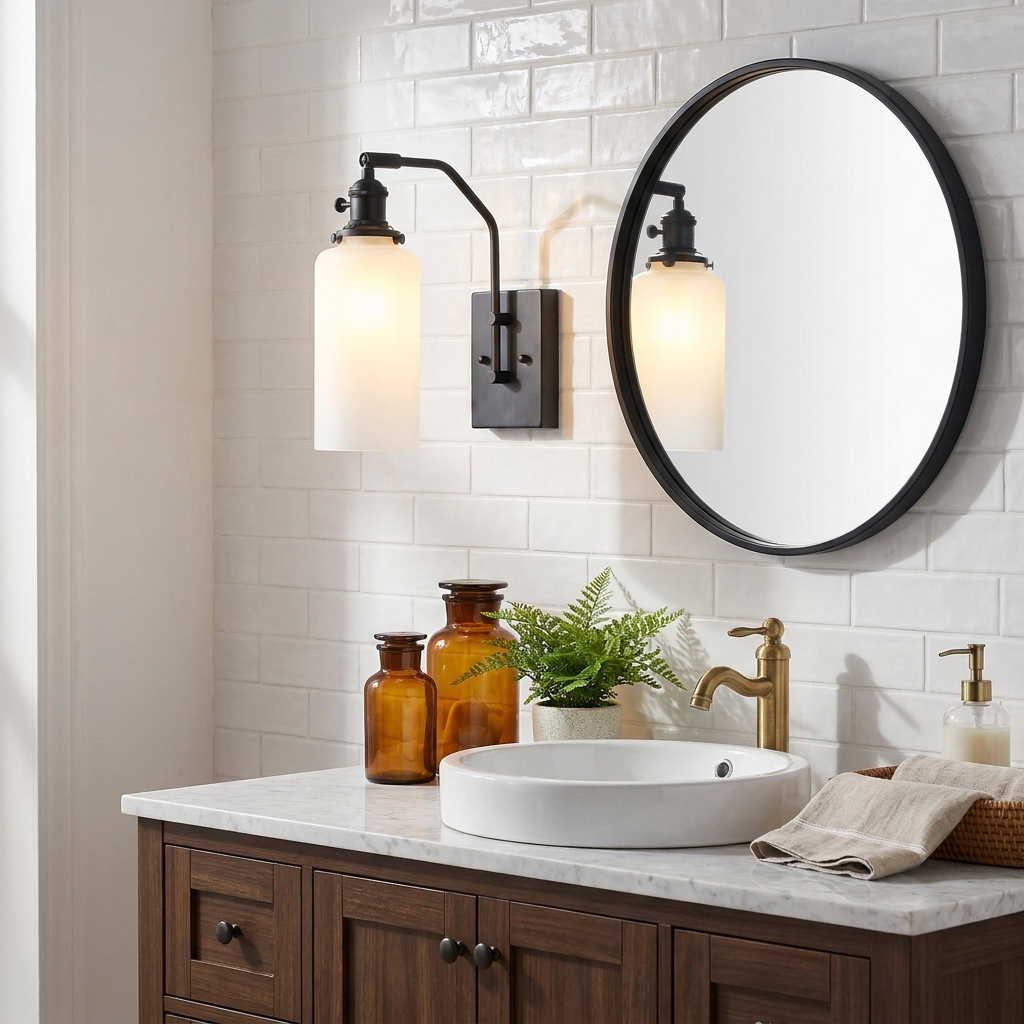 Beaker Glass Wall Sconce