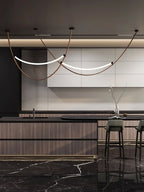 Belt Pendant Lamp Chandelier