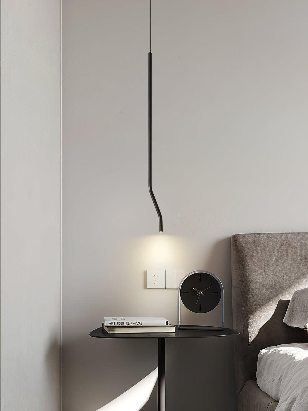 Bending Line Pendant Lamp Chandelier