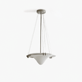 Bento Pendant Lamp ∅ 18.1″ x H 6.3″ / Dia 46cm x H 16cm / Chrome Pendant light