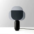 Bery Table Lamp ∅ 13.7″ x H 20.4″ / Dia 35cm x H 52cm / Black+ Smoke gray / US plug Table lamp