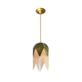 Bette Fringed Pendant Lamp ∅ 7.9″ x H 15.7″ / Dia 20cm x H 40cm / Green Pendant light