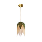 Bette Fringed Pendant Lamp ∅ 7.9″ x H 15.7″ / Dia 20cm x H 40cm / Green Pendant light