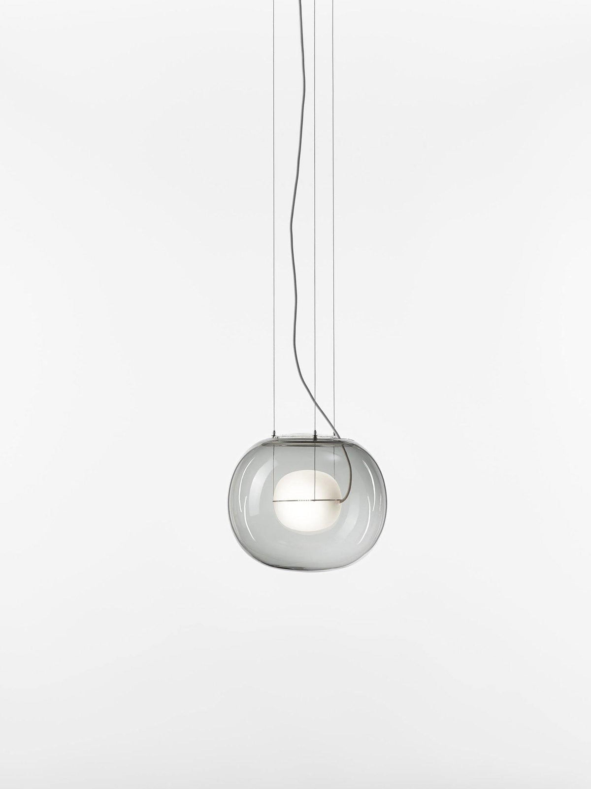 Pearl Pendant Light ∅ 11.8″ x H 10.2″ / Dia 30cm x H 26cm / Grey + White Pendant light