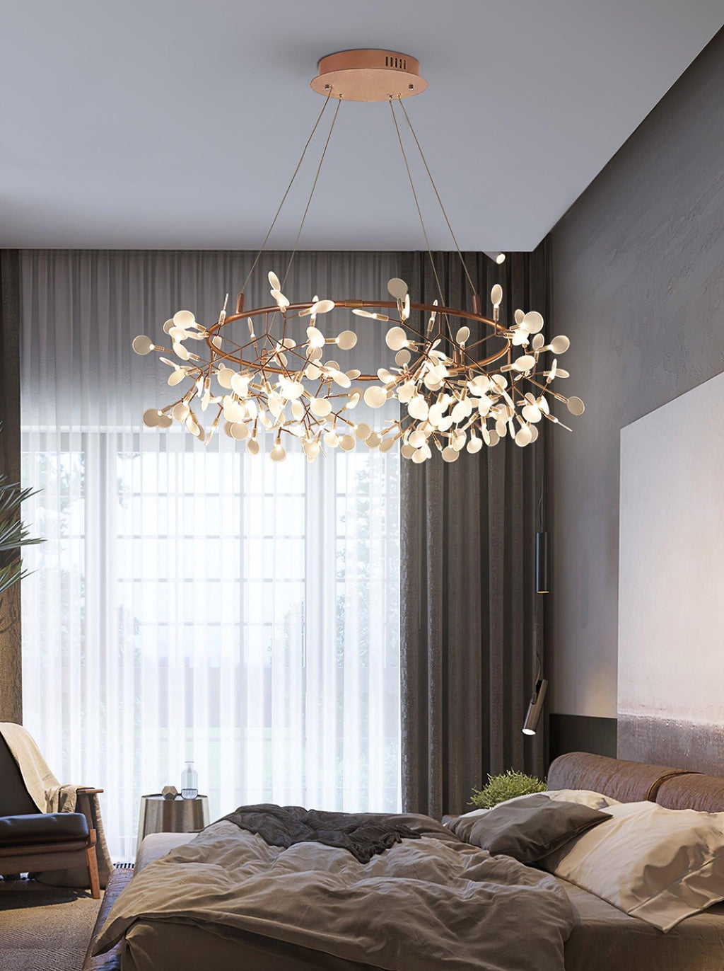 Big O Firefly LED Chandelier Chandelier