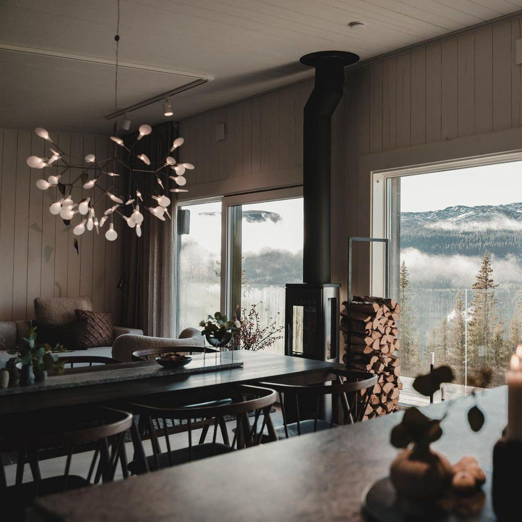 Black Firefly LED Chandelier Chandelier