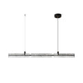 Black Ice Pendant Lamp L 47.2″ x W 3.9″ x H 3.1″ / L 120cm x W 10cm x H 8cm / Clear & Black / Warm light Pendant light