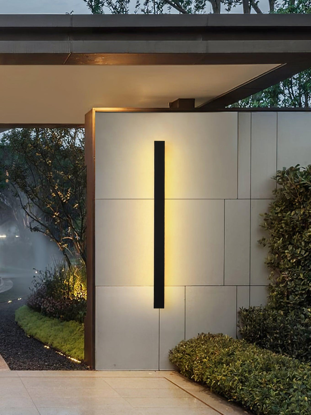 Long Strip Solar Outdoor Sconce Wall lamp