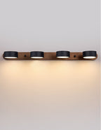 Black Travertine Duo Wall Light