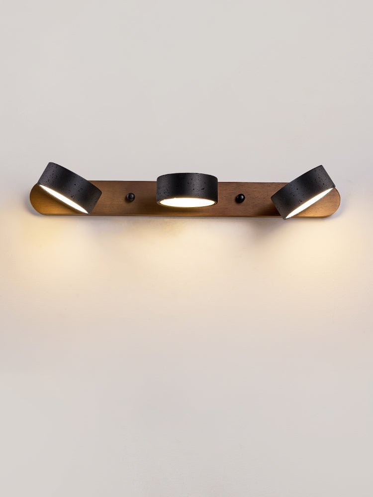 Black Travertine Duo Wall Light