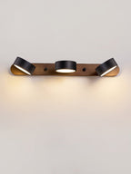 Black Travertine Duo Wall Light