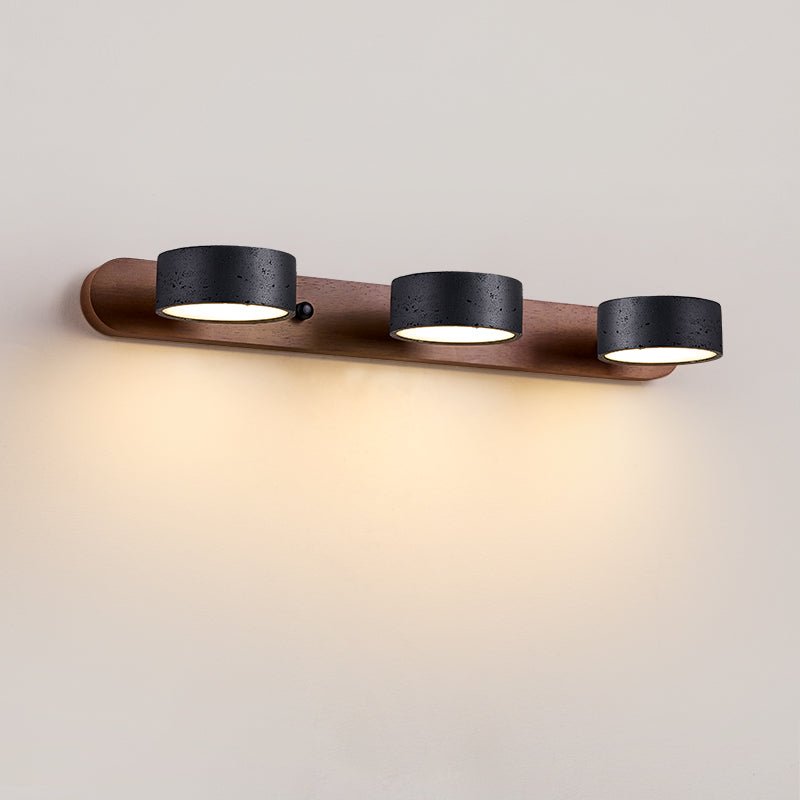 Black Travertine Duo Wall Light