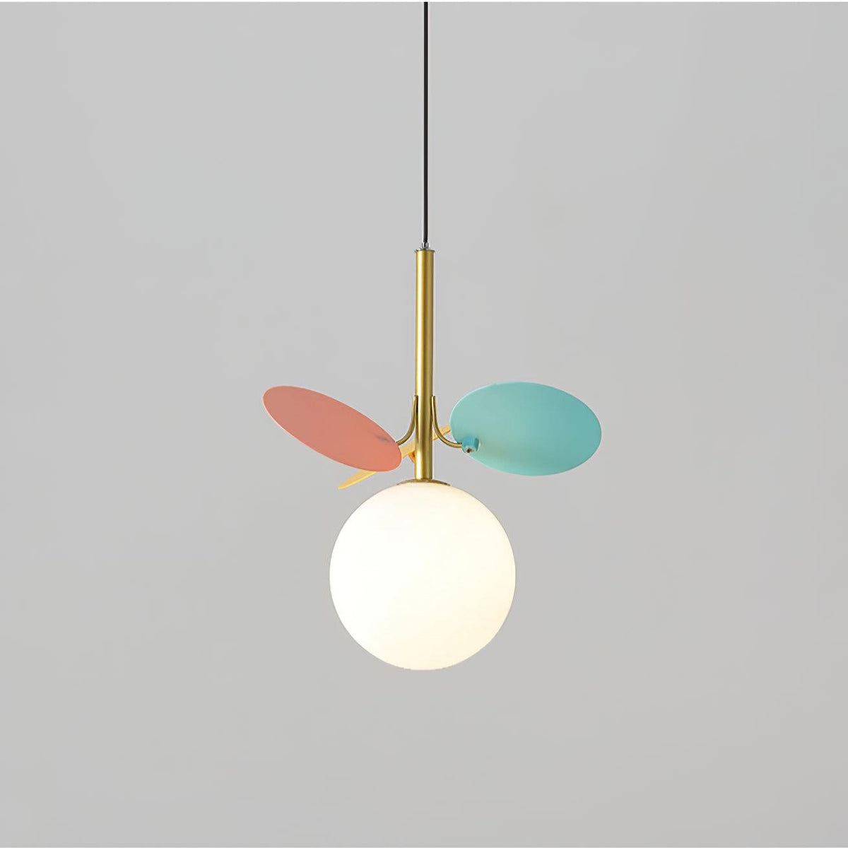Blanca Pendant Light ? 7.9″ x H 8.7″ / Dia 20cm x H 22cm / Gold + Multicolor Pendant light