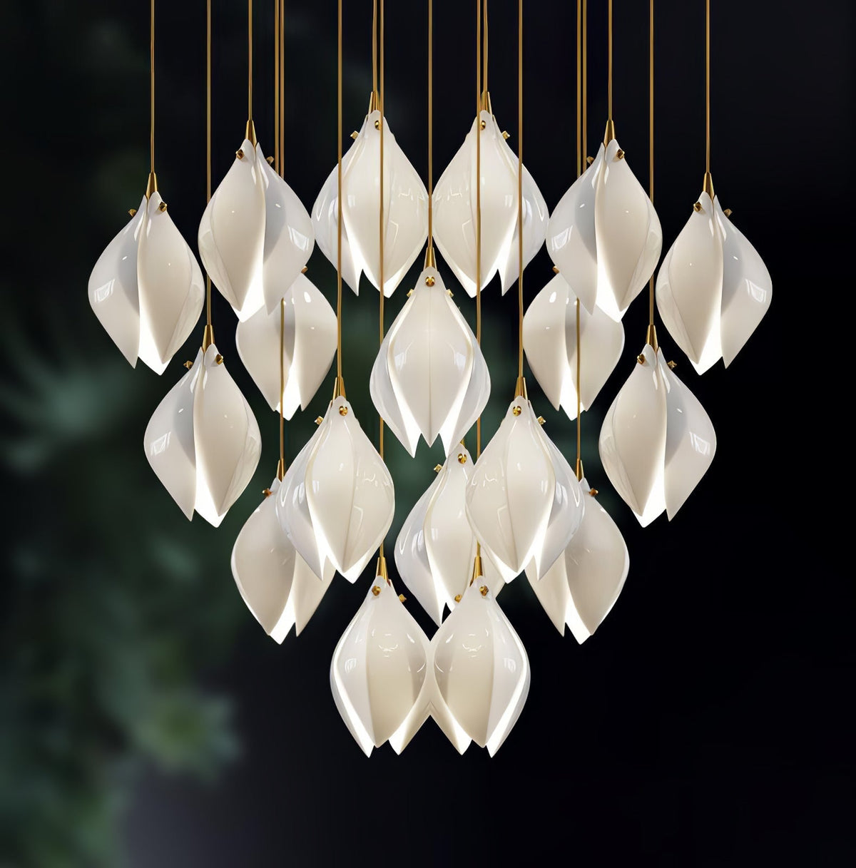 Ceramic Flower Pendant Light Pendant light