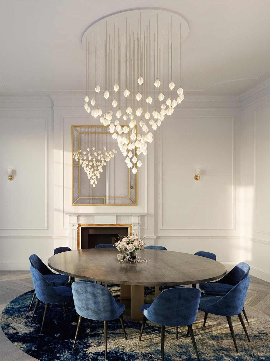 Ceramic Flower Pendant Light Pendant light