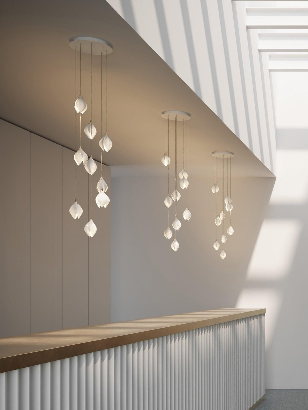 Ceramic Flower Pendant Light Pendant light
