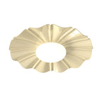 Blooming Flower Ceiling Lamp ∅ 13.8″ x H 3.9″ / Dia 35cm x H 10cm / Cream Color & White / Warm Light Ceiling lamp