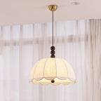 Blossom Fabric Pendant Light ∅ 21.7″ x H 10.6″ / Dia 55cm x H 27cm / Beige Pendant light