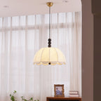 Blossom Fabric Pendant Light ∅ 21.7″ x H 10.6″ / Dia 55cm x H 27cm / Beige Pendant light