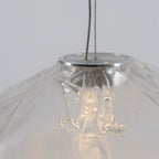 Blown Glass Mesh Pendant Light 1001 Pendant light