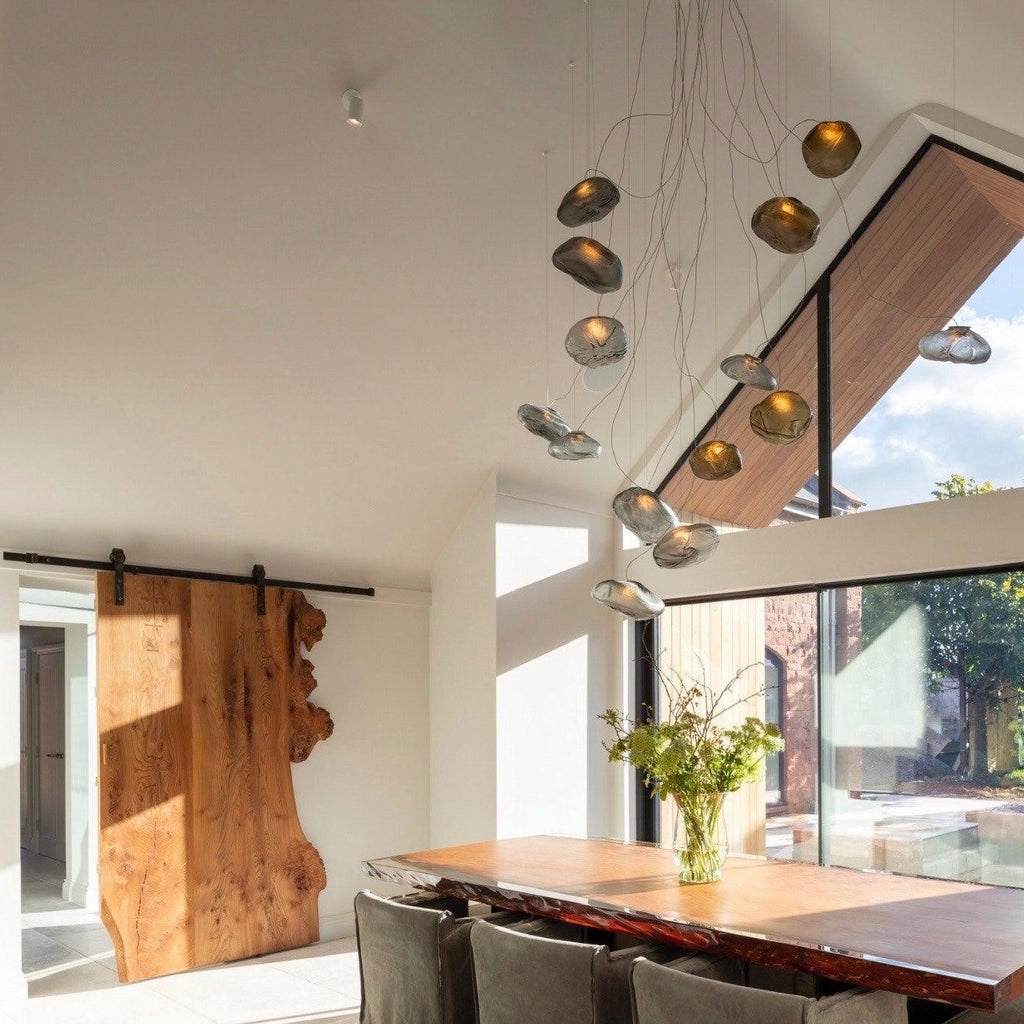 Blown Glass Mesh Pendant Light 1001 Pendant light