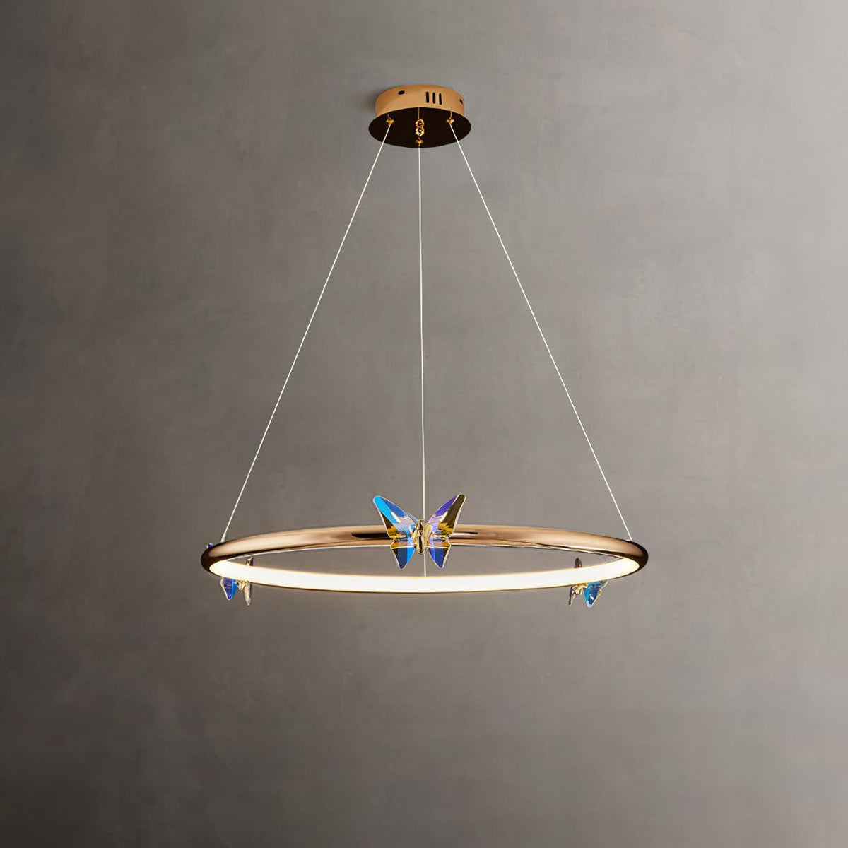 Blue Butterfly Chandelier Chandelier
