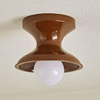 Bobbin Resin Flush Mount Light