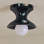 Bobbin Resin Flush Mount Light