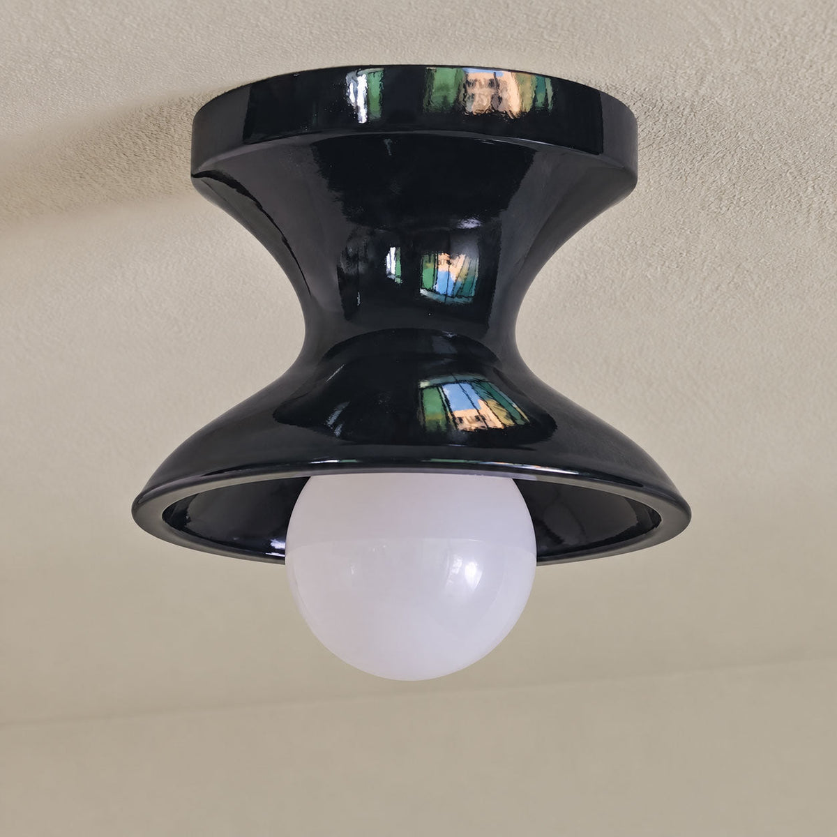 Bobbin Resin Flush Mount Light