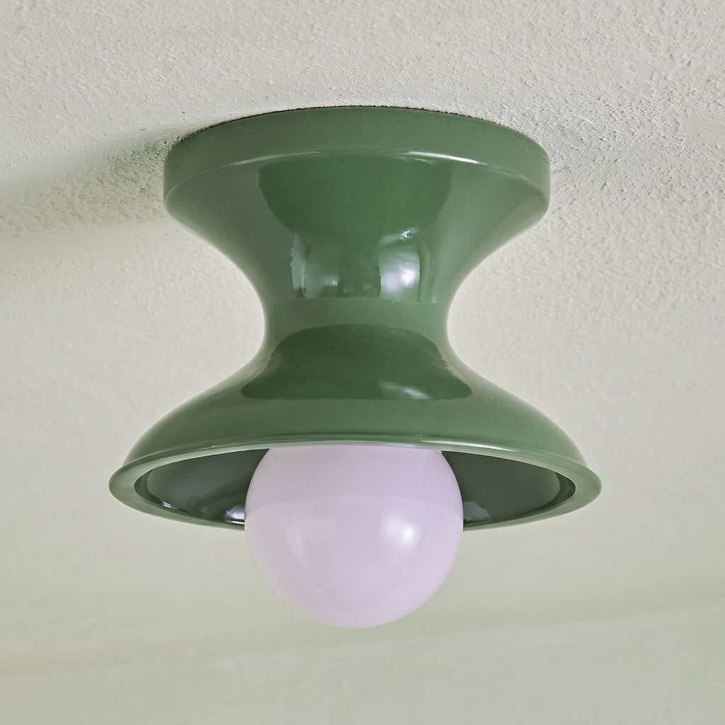 Bobbin Resin Flush Mount Light