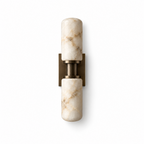 Bobbin Alabaster Wall Sconce