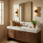 Bobbin Alabaster Wall Sconce