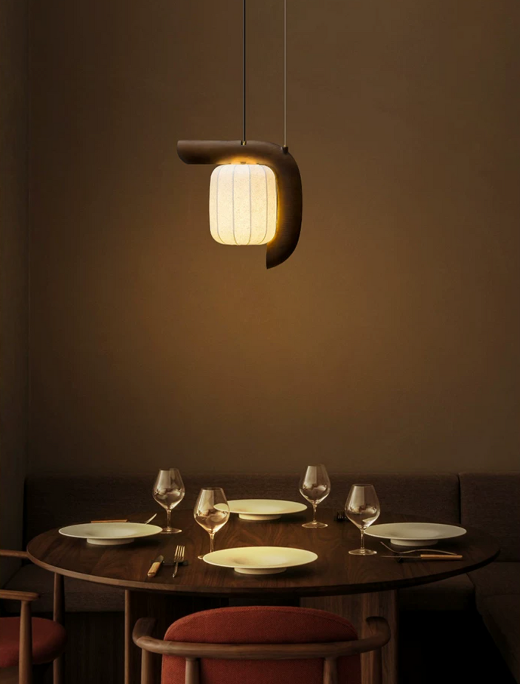 Bough Fluted Paper Pendant Lamp