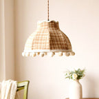 Bramble Check Pendant Light