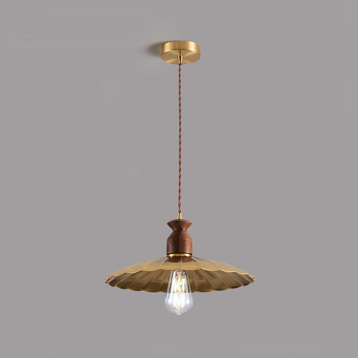 Brass Crest Pendant Light Pendant light