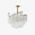 Brinicle Chandelier ∅ 23.6″ x H 18.1″ / Dia 60cm x H 46cm / Brass & Clear Crystal Chandelier