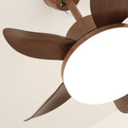 Terra Walnut Ceiling Fan Light