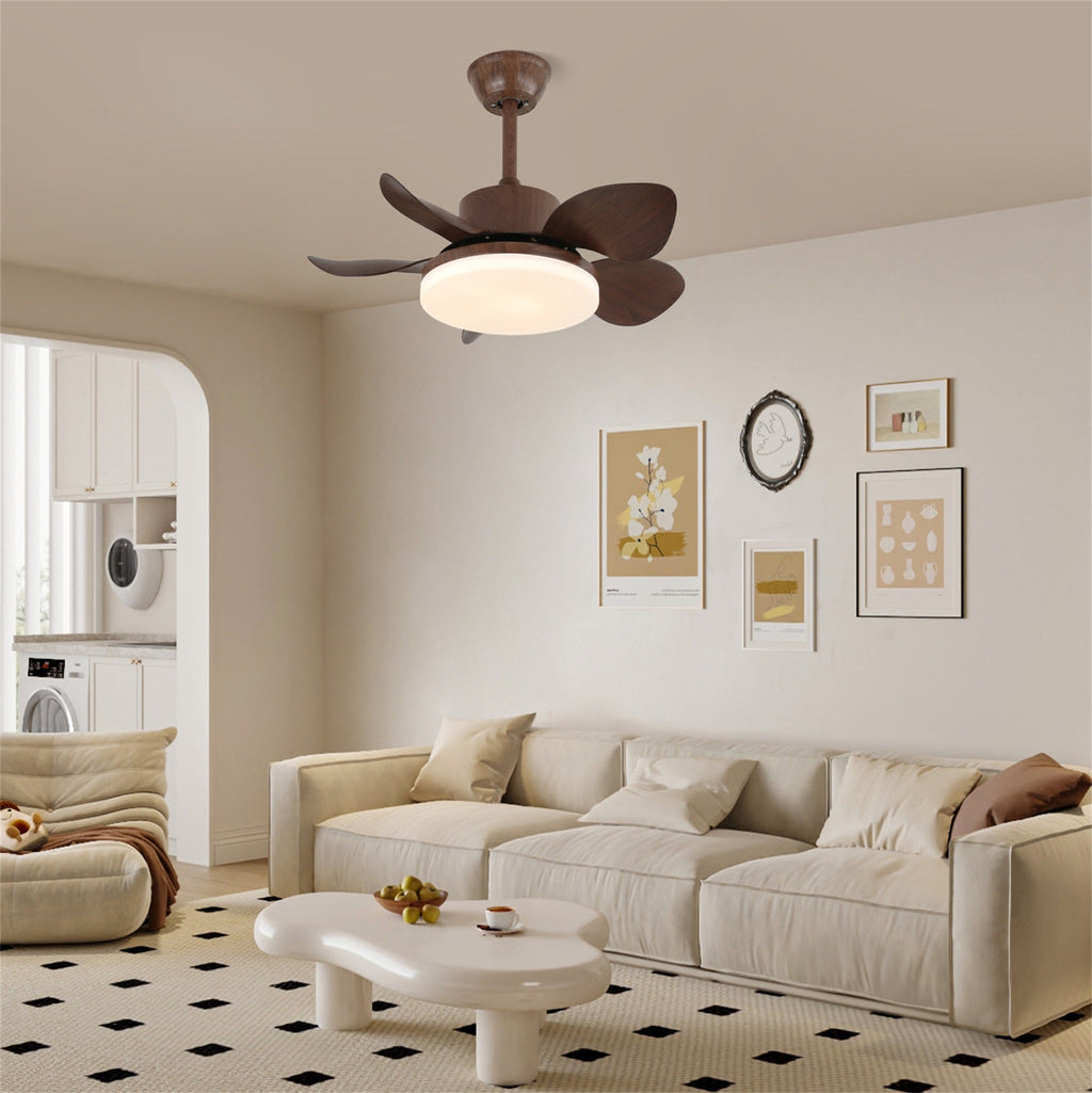 Terra Walnut Ceiling Fan Light