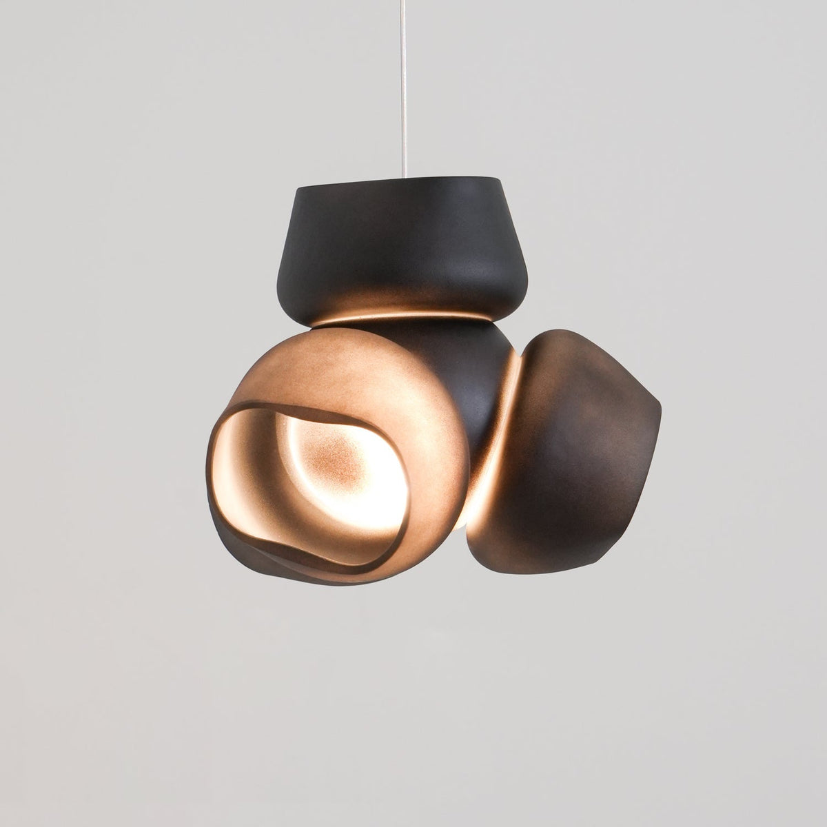 Bubbles Cluster Pendant Light 1Head ? 7.9″ x H 6.5″ / Dia 20cm x H 16.5cm / Black / Warm Light Pendant light