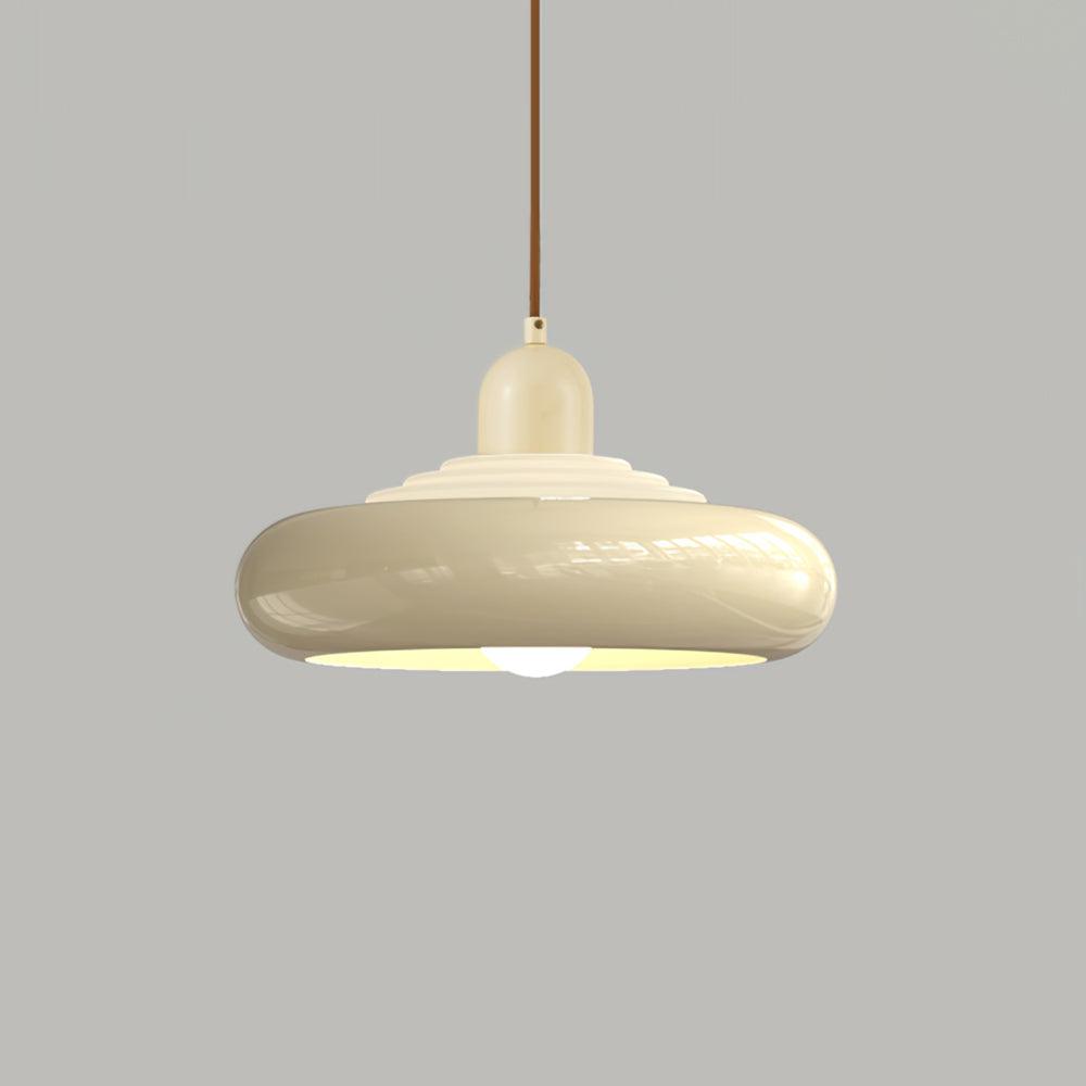 Cabras Pendant Lamp ∅ 14.2″ x H 7.9″ / Dia 36cm x H 20cm / Cream Color Pendant light