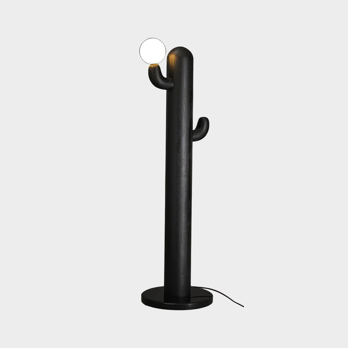Cactus Wood Floor Lamp Model A: ? 14.2″ x H 50″ / Black / US Plug Floor lamp