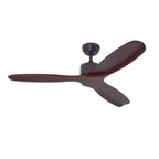 Caesar Kissel 52’’ Ceiling Fan ∅ 52″ x H 11.8″ / Walnut Wood Grain Ceiling fan light