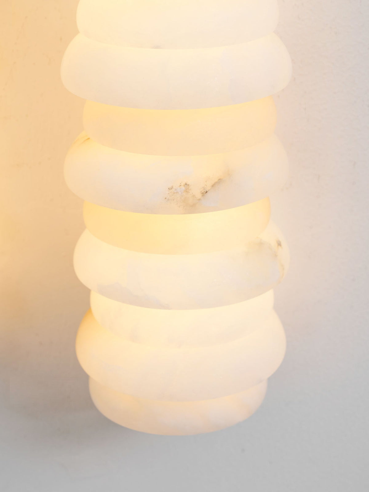 Calla Ribbed Alabaster Sconce