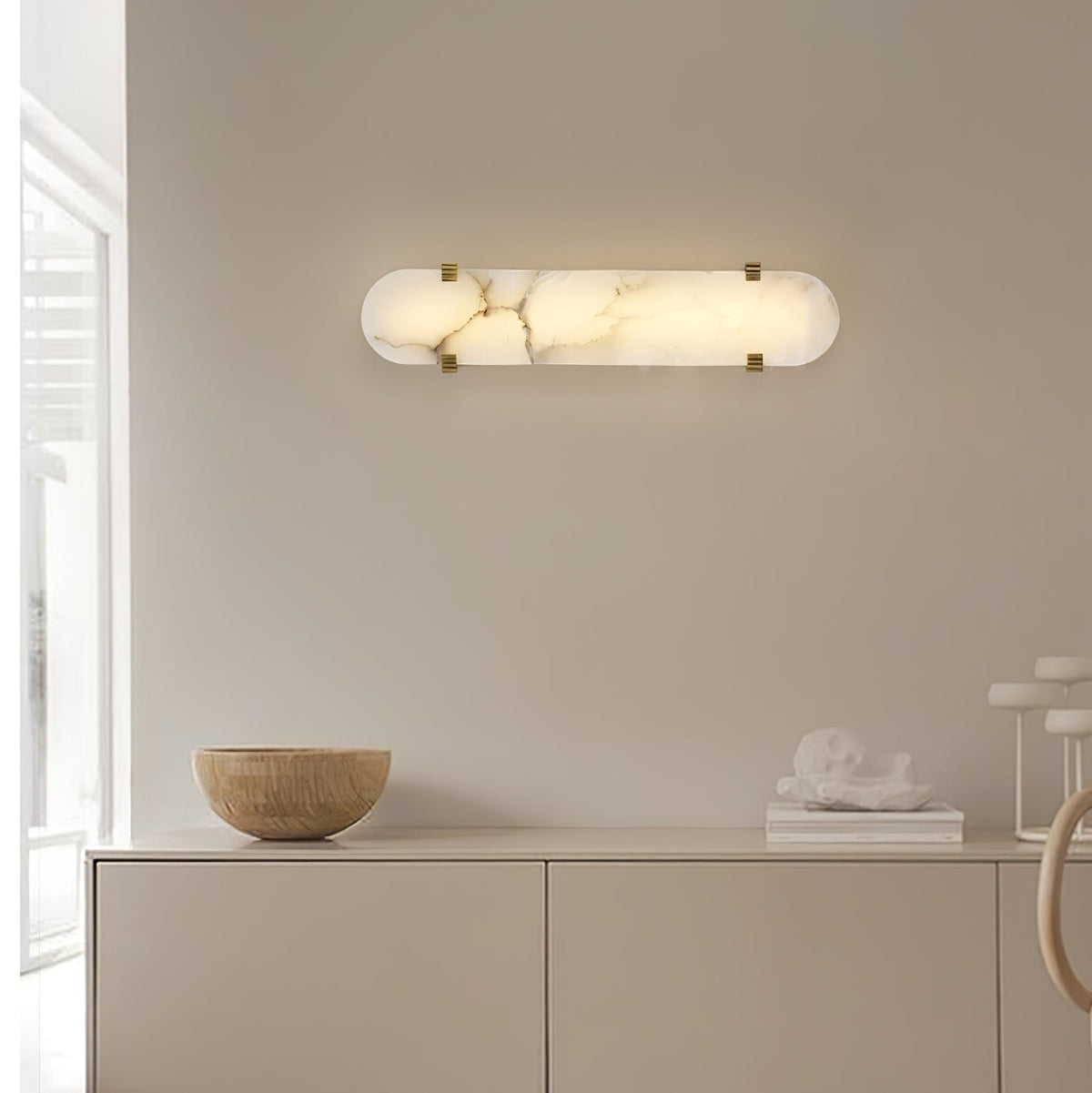 Calla Alabaster Wall Sconce