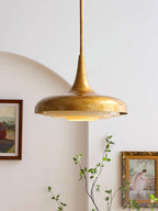 Blossom Pendant Light ∅ 17.7″ x H 11.8″ / Dia 45cm x H 30cm / Gold & Creamy yellow Pendant light
